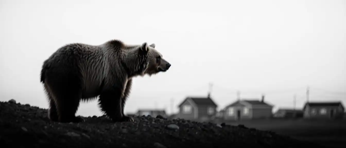 Рост численности и нехватка кормовой базы заставляют бурых медведей на Чукотке чаще приближаться к населенным пунктам