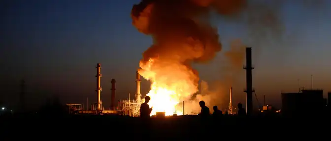 Масштабная авария на газопроводе в пригороде Дамаска привела к остановке работы трех электростанций
