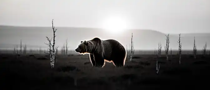 В Ненецком автономном округе сохраняется значительный запас популяции бурого медведя для организованной охоты