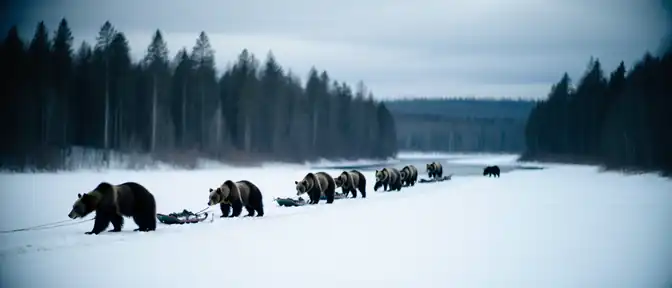 В Республике Хакасия в рамках режима регулирования численности добыто 125 бурых медведей