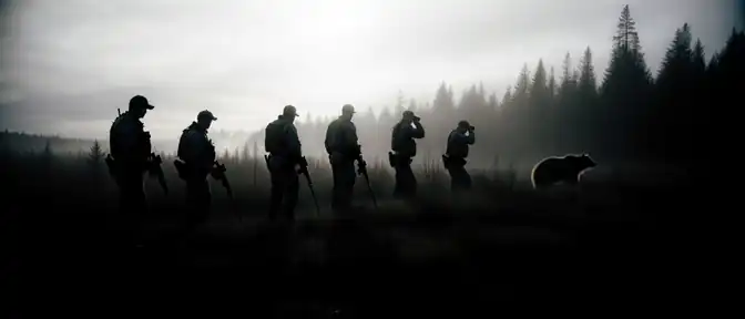В Усть-Камчатском округе Камчатки полиция и охотники ищут медведя после гибели человека